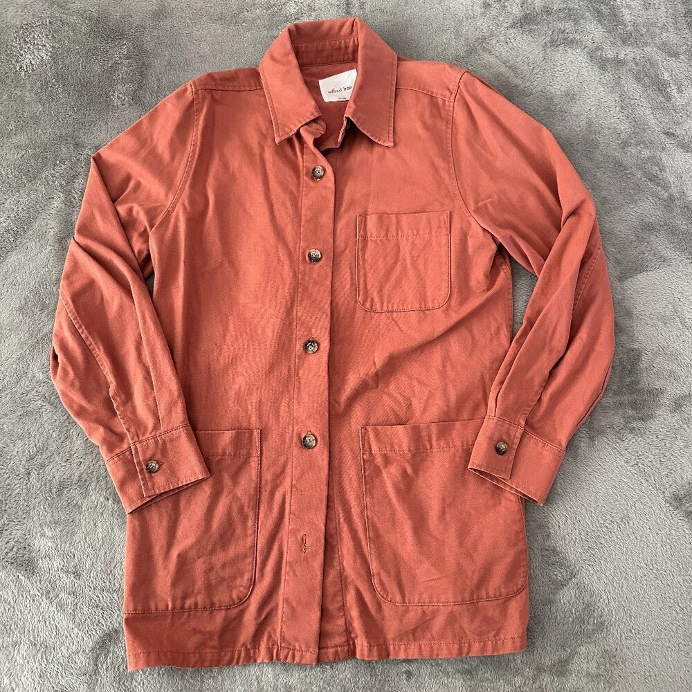 Wilfred Free Aritzia Barn Chore Jacket Coat Women's LARGE 100% Cotton